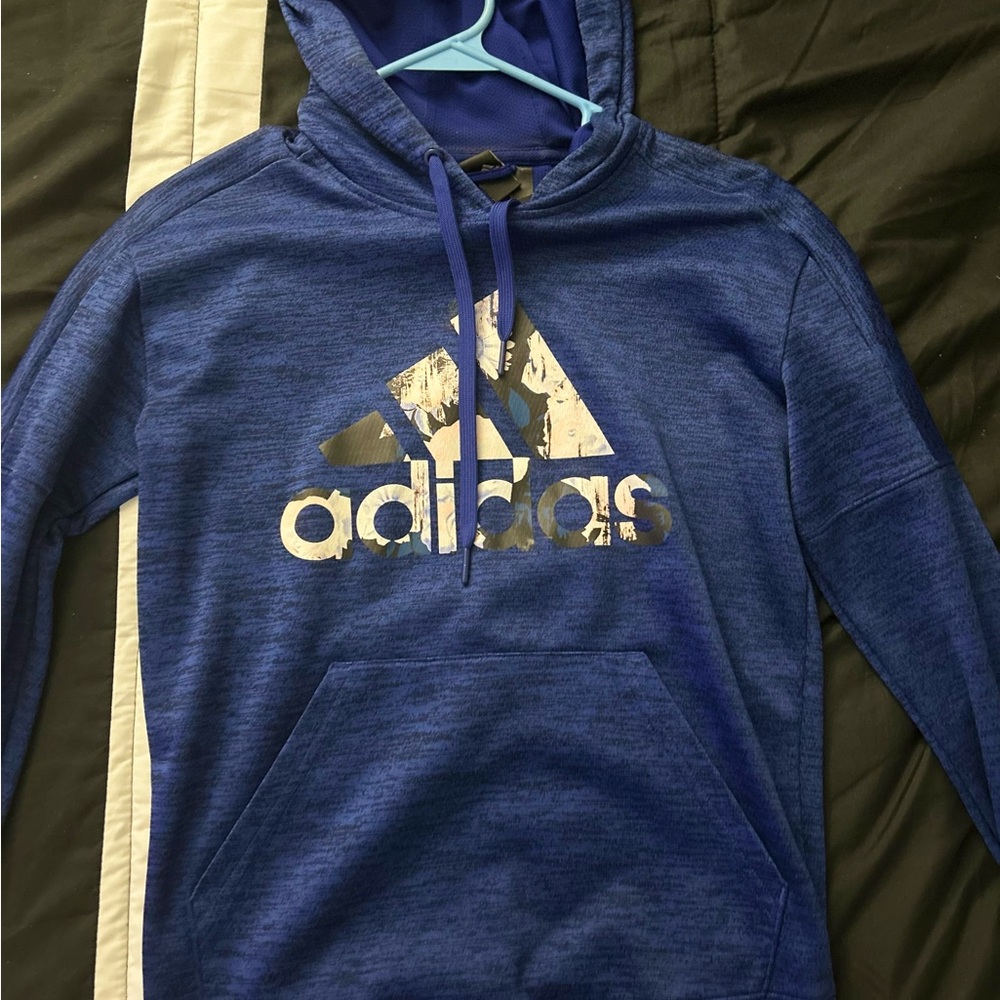Adidas Blue Sweater with Cozy Comfort and Stylish Design